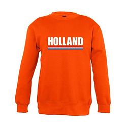 Foto van Oranje holland supporter sweater kinderen - oranje koningsdag/ supporter kleding 9-11 jaar (134/146)