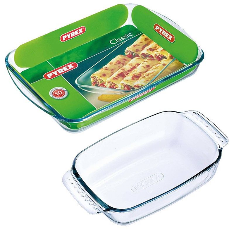 Foto van 2x glazen ovenschalen 0,7 en 3,7 liter - ovenschalen