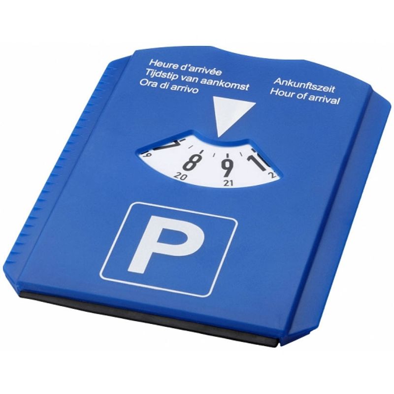 Foto van Blauwe parkeerschijf - parkeerschijven