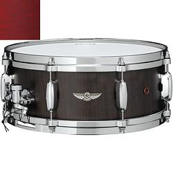 Foto van Tama tws1465-rbw star walnut snare red burgundy walnut 14 x 6.5