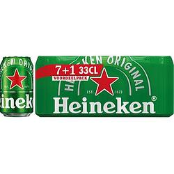 Foto van Heineken original blikken voordeelpack 8 x 330ml bij jumbo