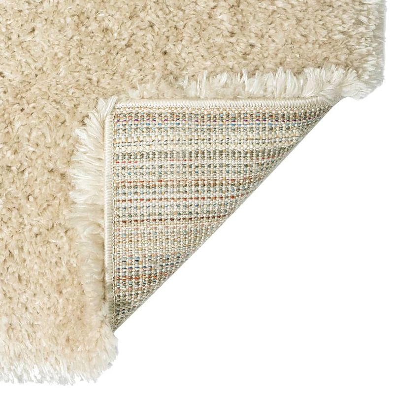 Foto van Infiori vloerkleed shaggy hoogpolig 50 mm 140x200 cm beige