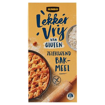 Foto van Jumbo lekker vrij van gluten zelfrijzend bakmeel 450g