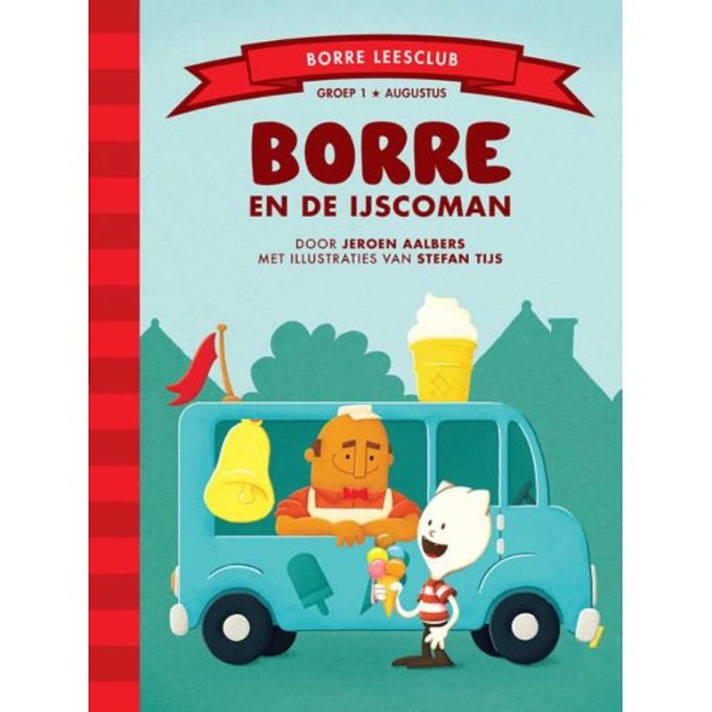 Foto van Borre en de ijscoman - de gestreepte boekjes