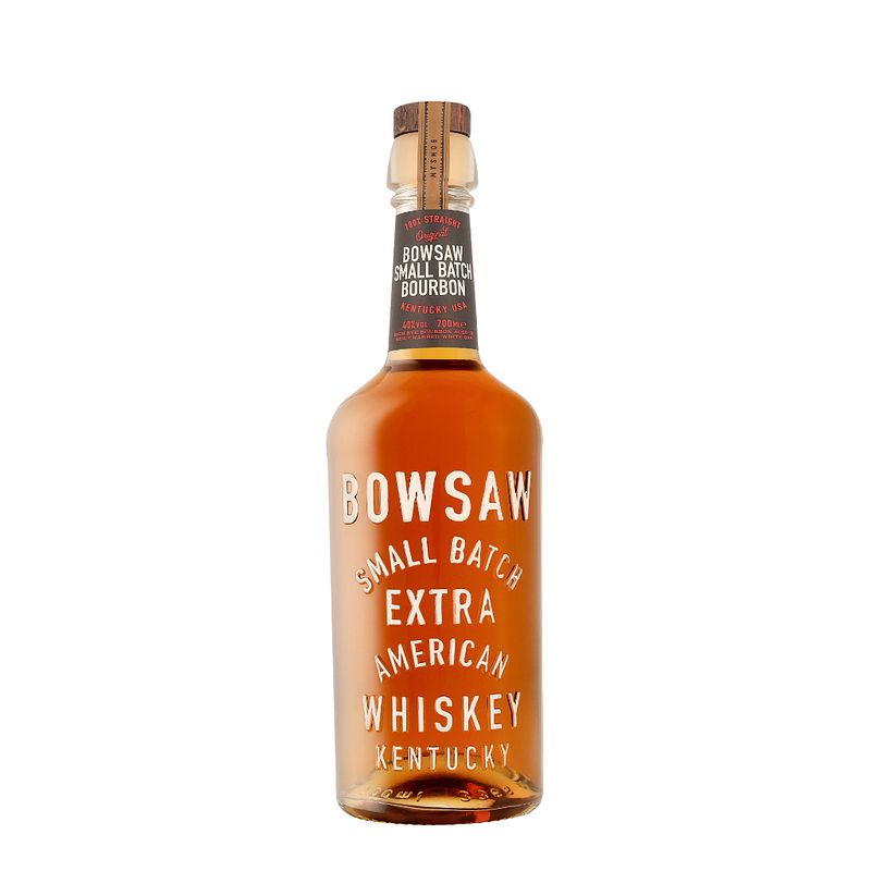 Foto van Bowsaw 100% straight american bourbon 70cl whisky