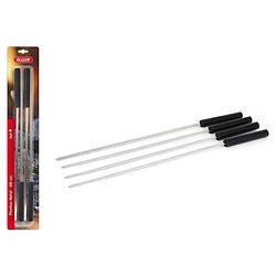 Foto van Barbecuespiesset algon metaal (48 cm) (4 pcs)