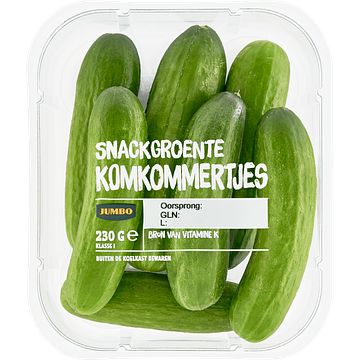 Foto van Jumbo snackgroente komkommer 230 g