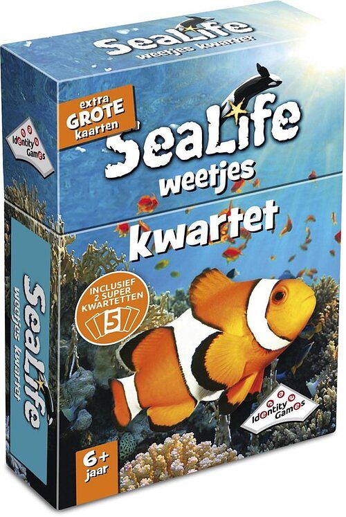 Foto van Sealife weetjes - kwartet - kaartspel