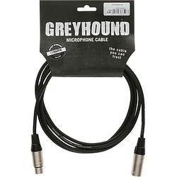 Foto van Klotz grg1fm02.0 greyhound xlr microfoonkabel met metalen connectoren 2m