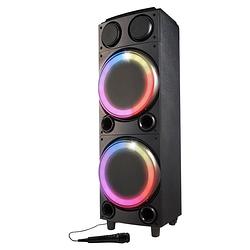 Foto van Medion p61458 - party speaker - 2000 watt - bluetooth - led - zwart