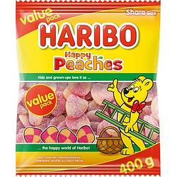 Foto van Haribo happy peaches value pack 400g bij jumbo