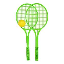 Foto van Playfun soft tennisset groen 3-delig
