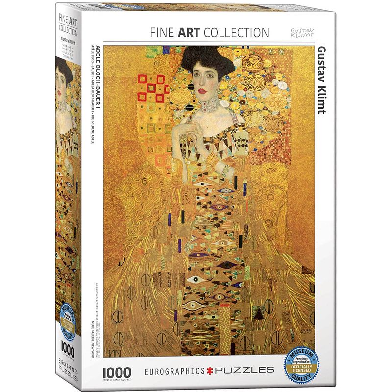 Foto van Eurographics adele bloch bauer i - gustav klimt (1000 stukjes)