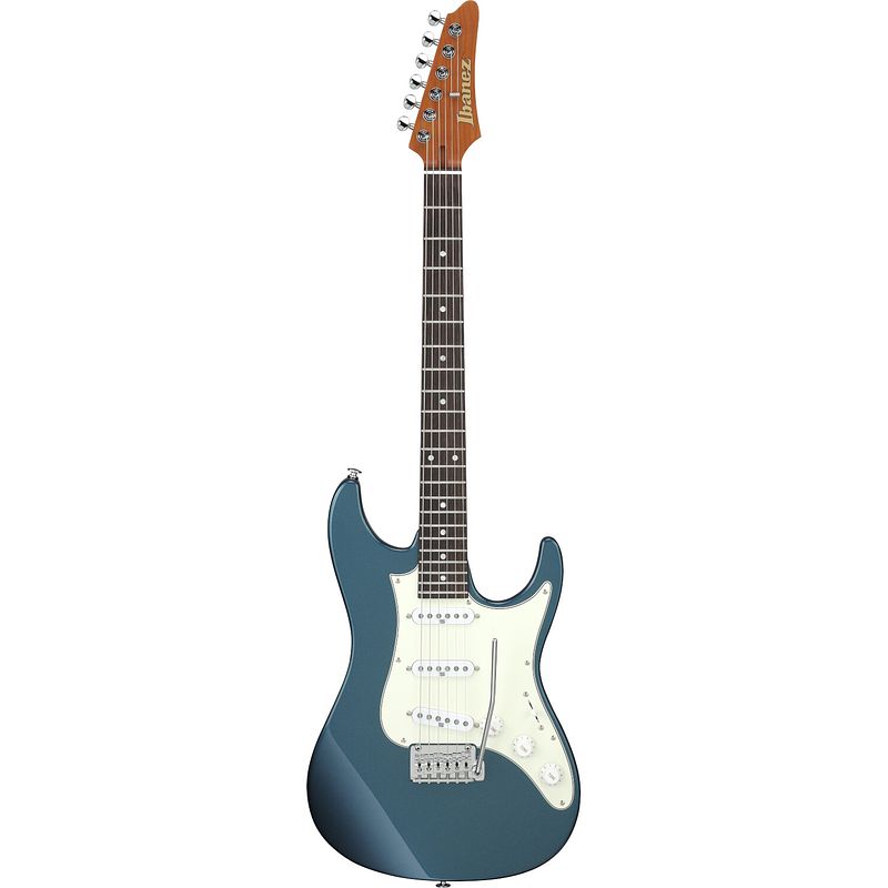 Foto van Ibanez az2203n prestige antique turquoise elektrische gitaar met koffer