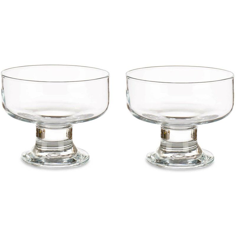 Foto van Pasabahce ijcoupes/ijsjes/dessert serveer schaaltjes - set 12x stuks - transparant glas - 265 ml - ijsjeshouders