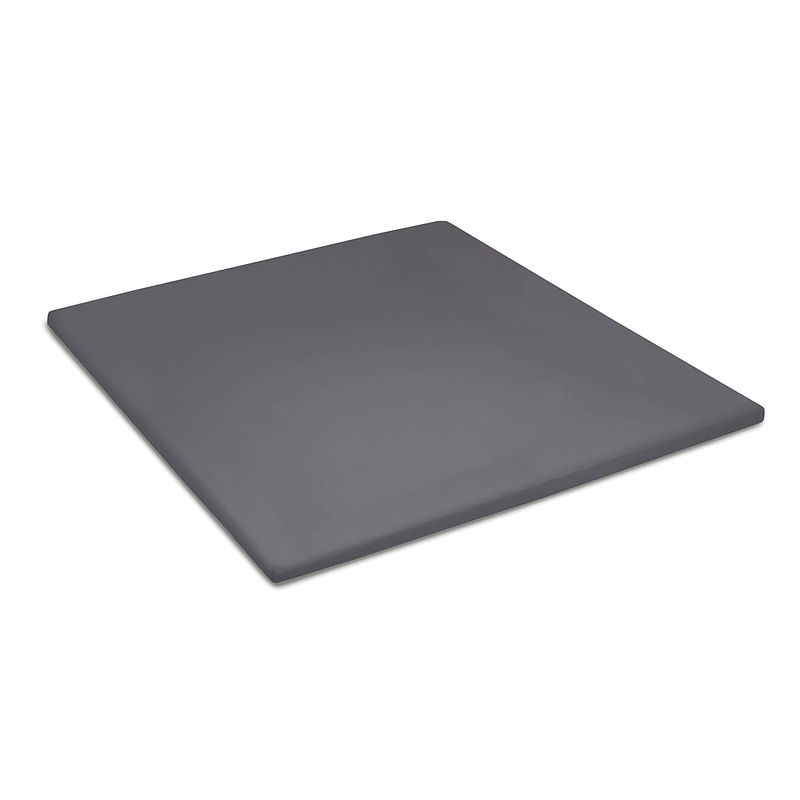 Foto van Cinderella - topper hoeslaken (tot 15 cm) - double jersey - 80-90x200/210 cm - anthracite