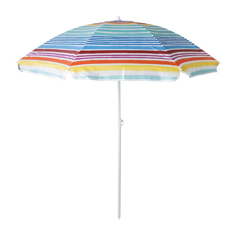 Foto van Strandparasol rainbow - ø160x180 cm