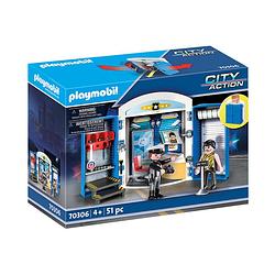 Foto van Playmobil city action speelbox politie station 70306
