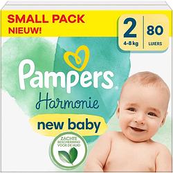 Foto van Pampers - harmonie - maat 2 - small pack - 80 stuks - 4/8 kg