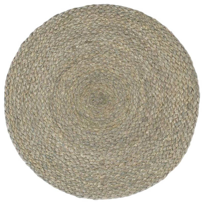 Foto van The living store jute placemats - 38 cm - handgemaakt - set van 4