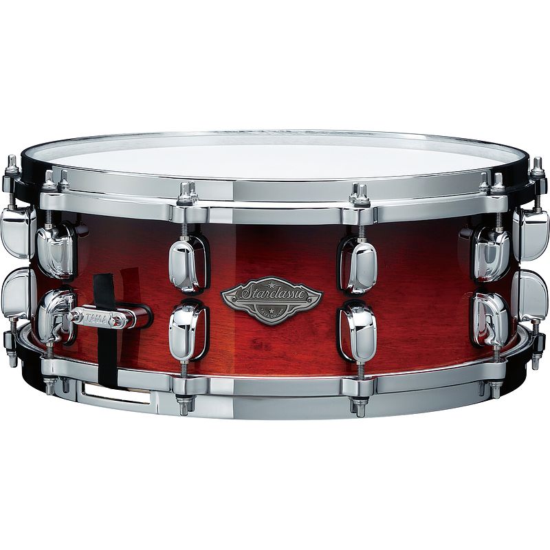 Foto van Tama mbss55-dcf starclassic performer dark cherry fade snaredrum 14 x 5.5 inch