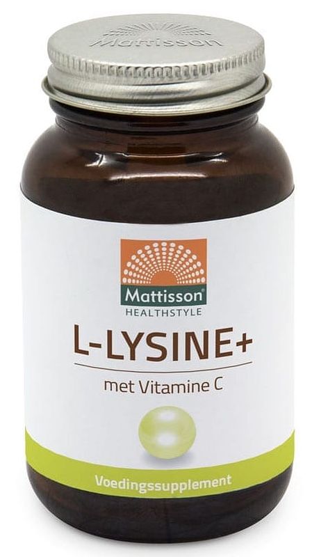 Foto van Mattisson healthstyle l-lysine+ met vitamine c capsules