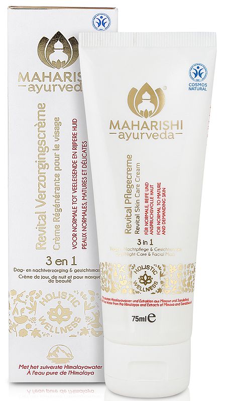 Foto van Maharishi ayurveda revital 3 in 1 verzorgingscrème