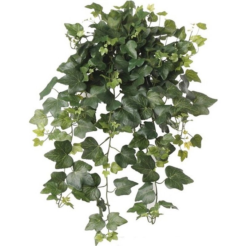 Foto van Groene hedera helix/klimop kunstplant 65 cm voor buiten - kunstplanten