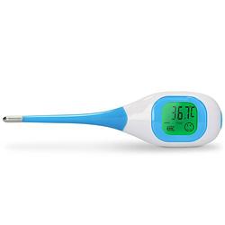 Foto van Thermometer met groot verlicht display fysic ft09 blauw-wit
