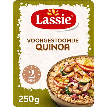 Foto van Lassie voorgestoomde quinoa kant & klaar 250 gram bij jumbo