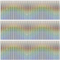 Foto van 3x sliertjesslingers holografische feest versiering franjeslinger 6 meter - vlaggenlijnen