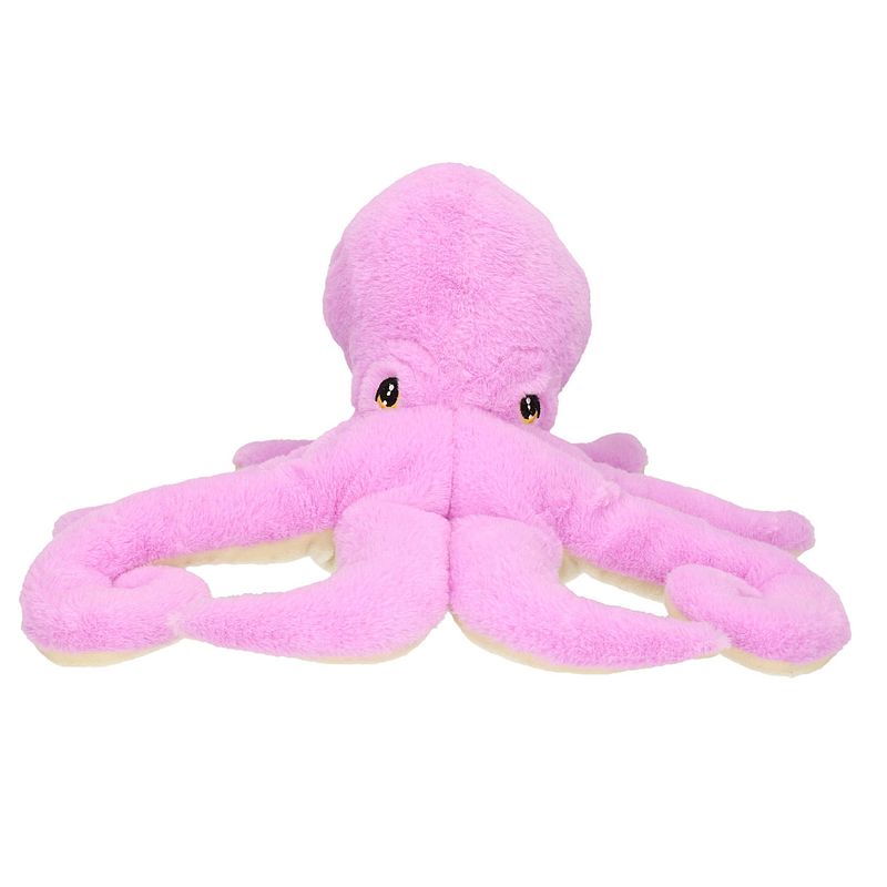 Foto van Pluche knuffel zeedieren inktvis/octopus van 33 cm - knuffel zeedieren