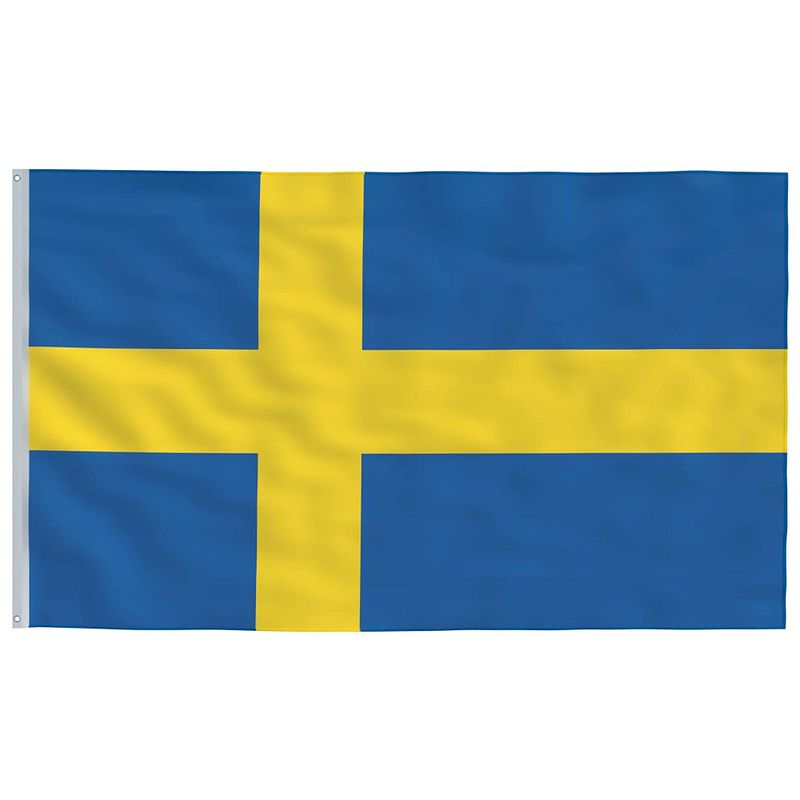 Foto van Vidaxl vlag zweden 90x150 cm