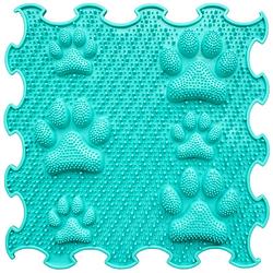 Foto van Ortoto sensory massage puzzle mat lucky paws sea turquoise