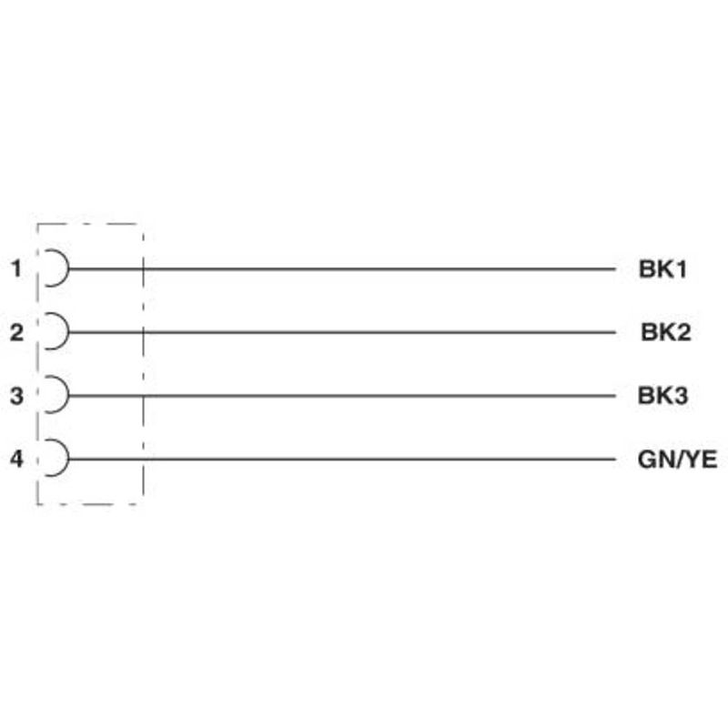 Foto van Phoenix contact 1408846 sensor/actuator aansluitkabel aantal polen: 4 10.00 m 1 stuk(s)