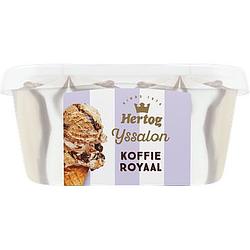 Foto van Hertog ijs mini ijssalon koffie royaal 200ml aanbieding bij jumbo | 2e halve prijs