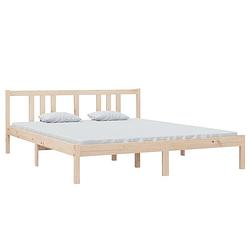 Foto van Vidaxl bedframe massief hout 160x200 cm