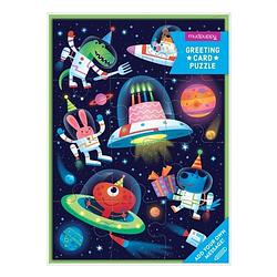 Foto van Cosmic party greeting card puzzle - puzzel;puzzel (9780735379022)