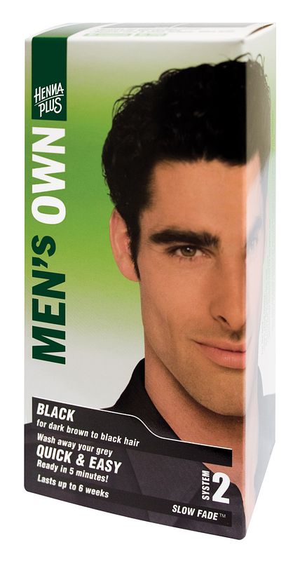 Foto van Hennaplus men's own haarkleuring black