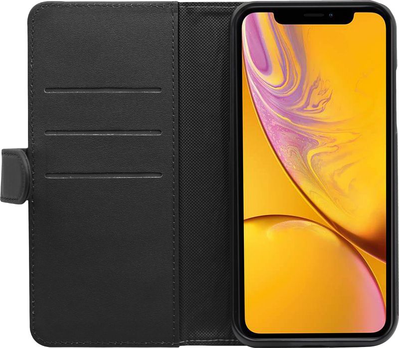 Foto van Bluebuilt apple iphone xr 2-in-1 case leer zwart