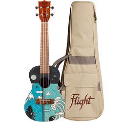 Foto van Flight art series auc-33 two seasons concert ukelele met gigbag