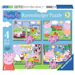 Foto van Ravensburger 4-in-1 puzzel peppa pig 12, 16, 20 & 24 stukjes