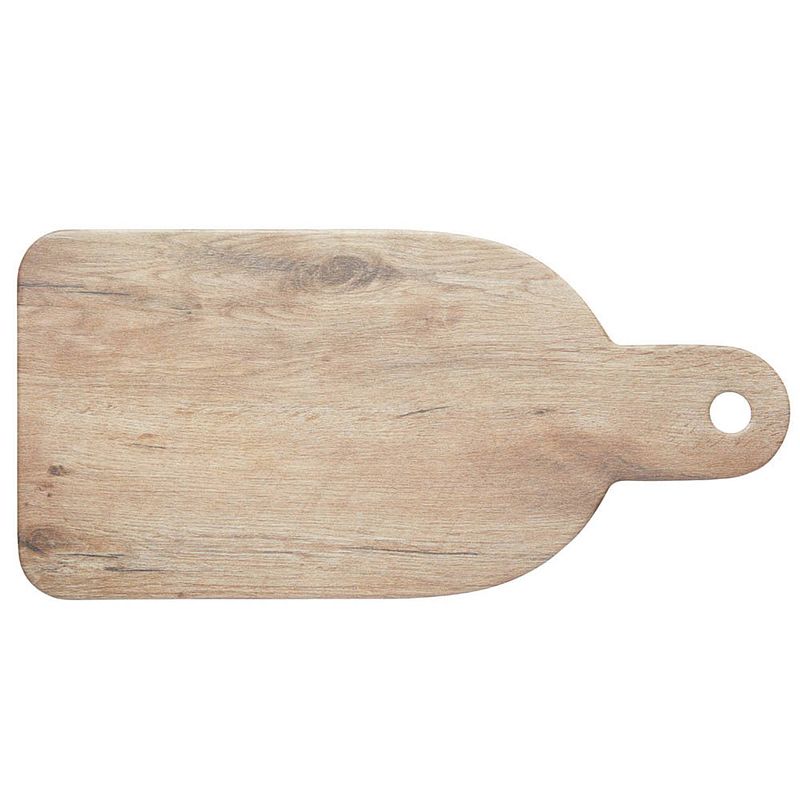 Foto van Serveerplank houtlook- paddleboard 34x17cm - kitchencraft