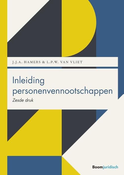 Foto van Inleiding personenvennootschappen - j.j.a. hamers, l.p.w. van vliet - paperback (9789462909168)