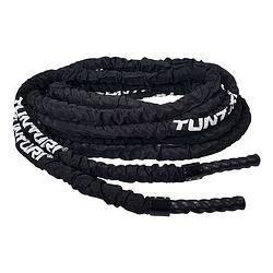 Foto van Tunturi pro battle rope met canvas bescherming 10m lengte - incl. gratis fitness app
