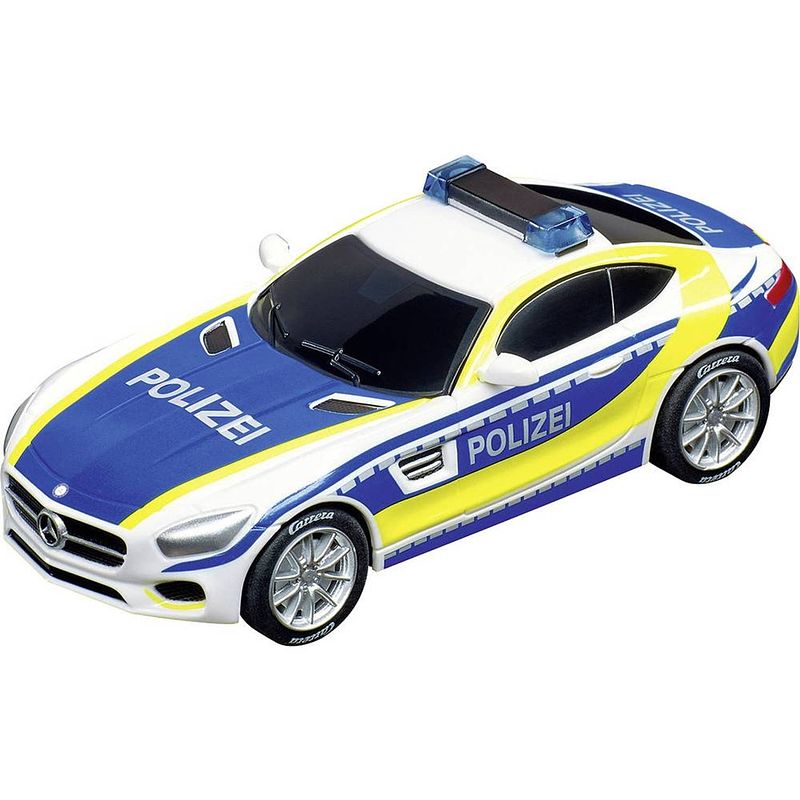 Foto van Carrera digital 143 racebaanauto mercedes amg gt coupé polizei