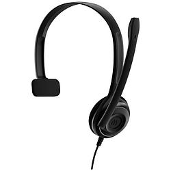 Foto van Epos pc 7 usb over ear headset kabel computer mono zwart