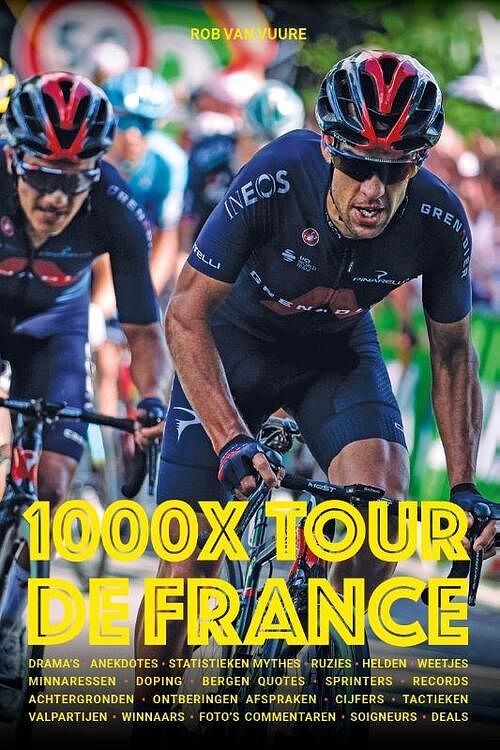 Foto van 1000x tour de france - rob van vuure - paperback (9789493259294)