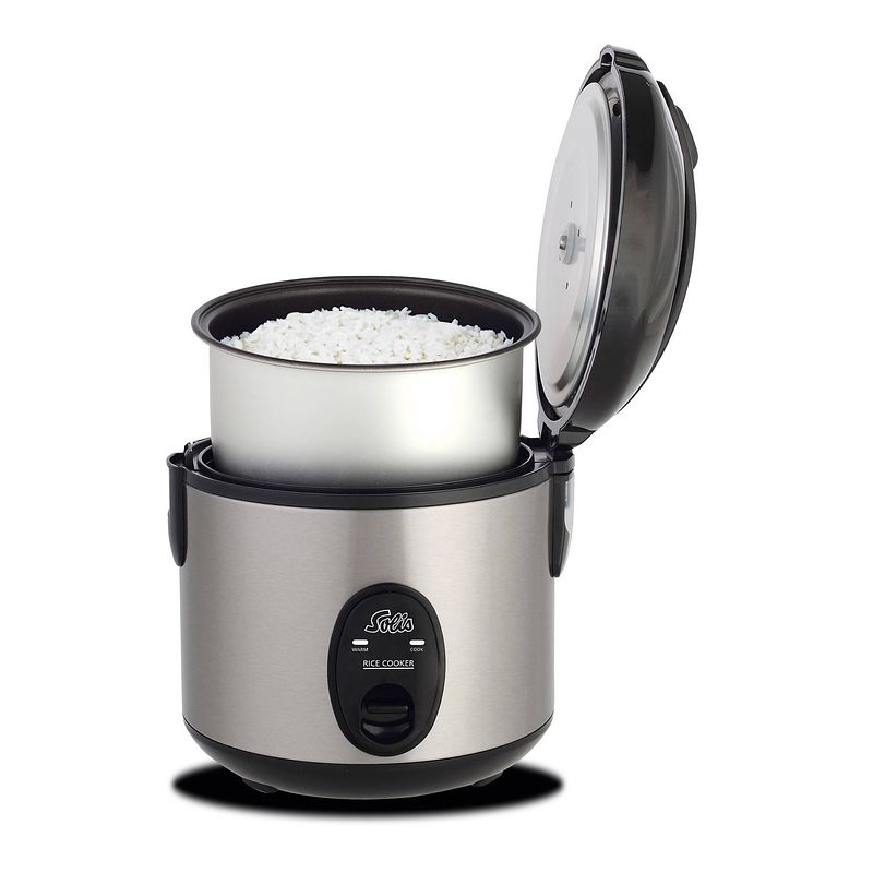 Foto van Solis compact rijstkoker 821 - rice cooker - rijst koker rvs