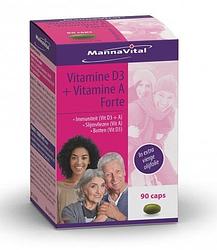 Foto van Mannavital vitamine d3 & vitamine a forte capsules